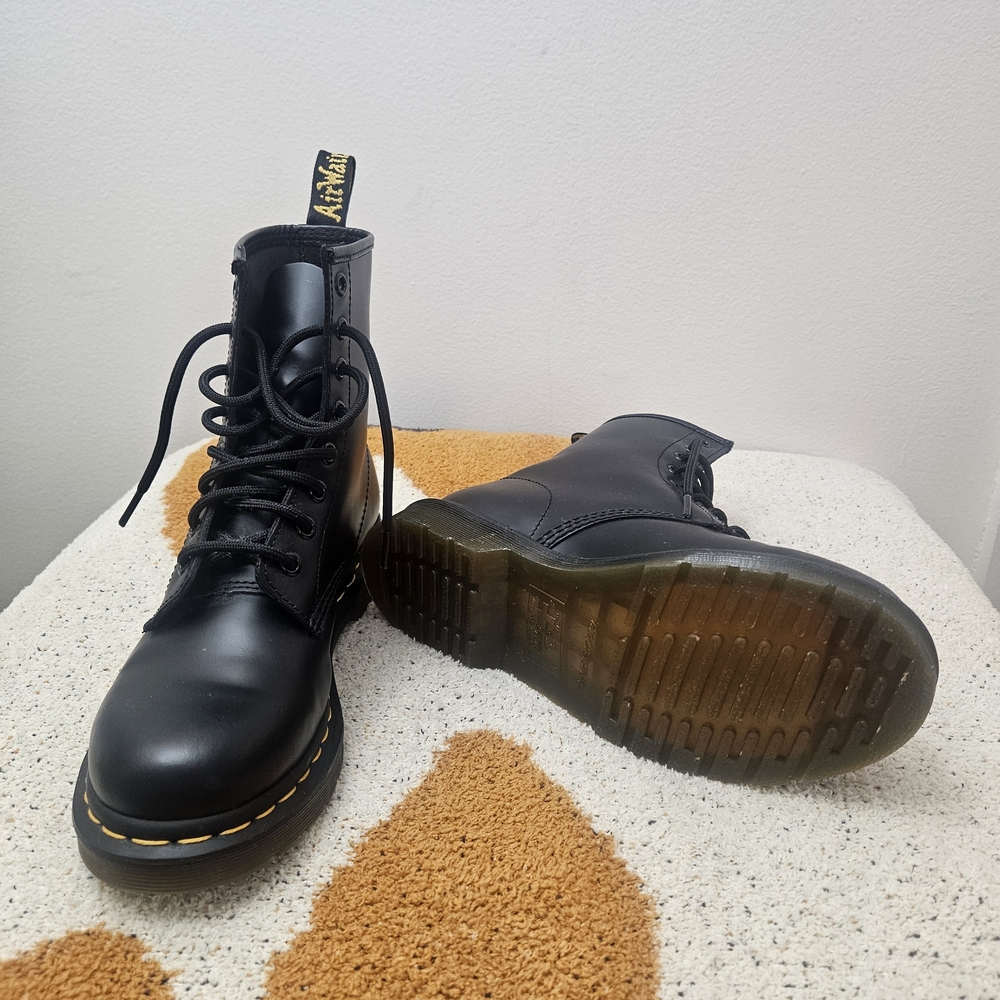 Dr. Martens Black Lace Up Boots - Picture 6 of 7